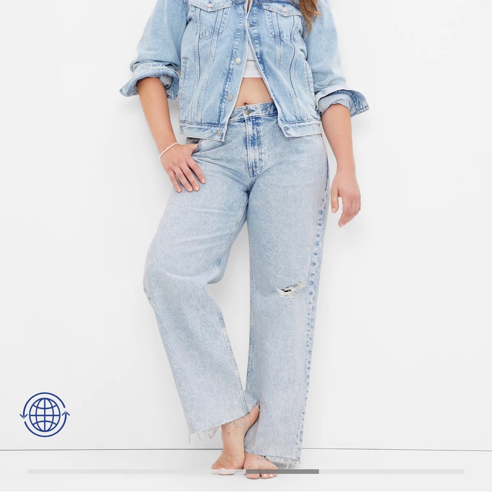 Gap low stride low rise jeans